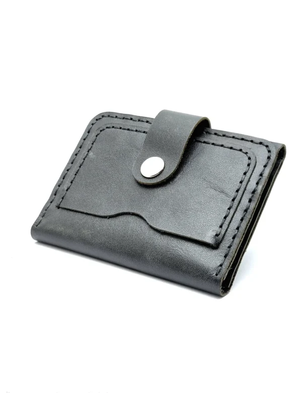 کیف جا کارتی چرم طبیعی طرح اسلیمی کد 3/8